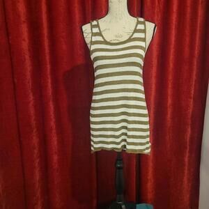 BUNDLE SALE! MICHAEL by MICHAEL KORS Striped Sweater Tank Top Size M